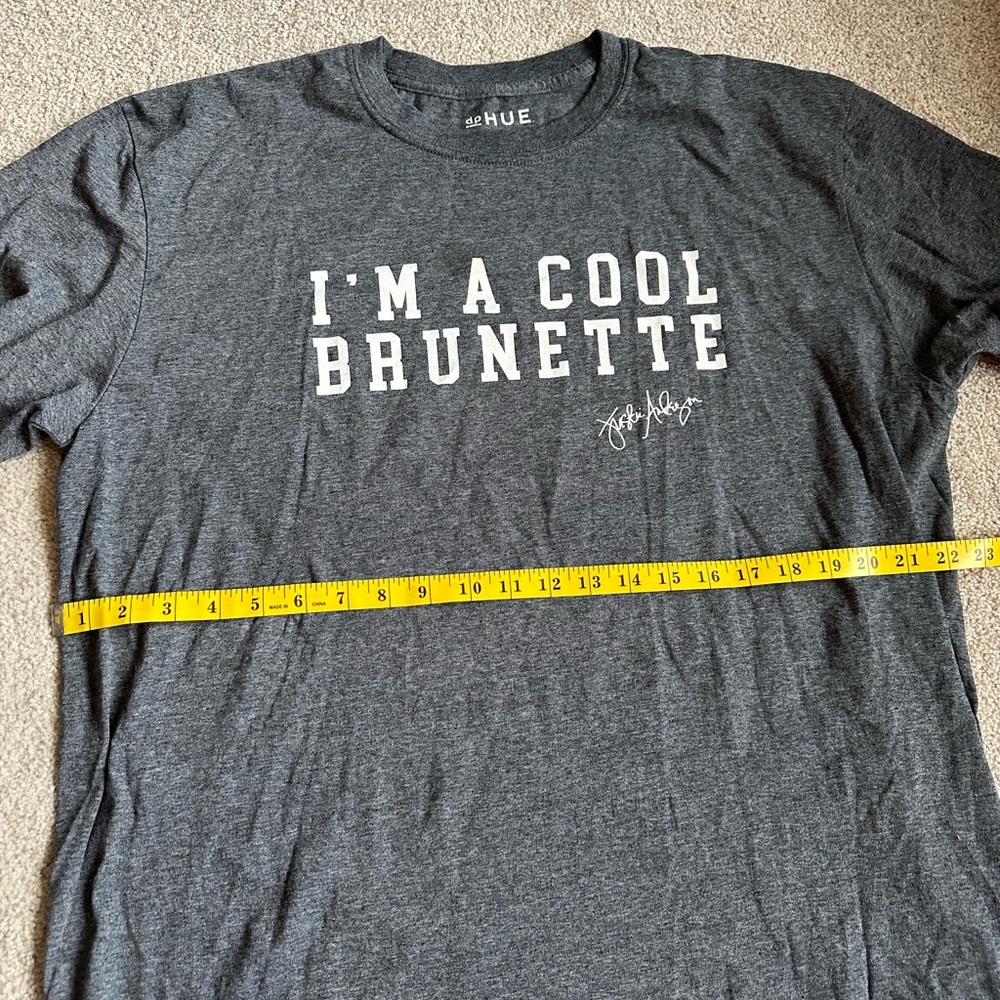 XL dpHUE Gray Graphic T-Shirt I’m a cool brunette - Picture 3 of 6